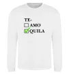 Свитшот Te-quila Белый фото