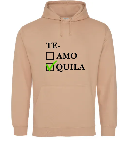 Чоловіча толстовка (худі) Te-quila Пісочний фото