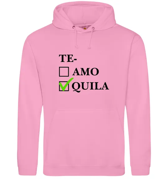 Женская толстовка (худи) Te-quila Розовый фото