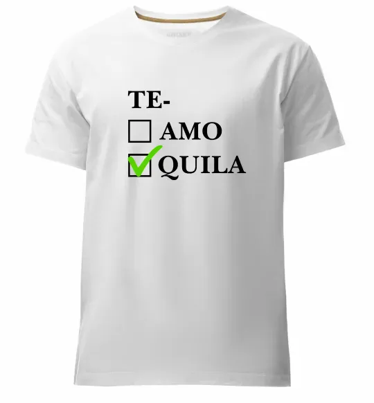 Чоловіча преміум футболка Te-quila Білий фото