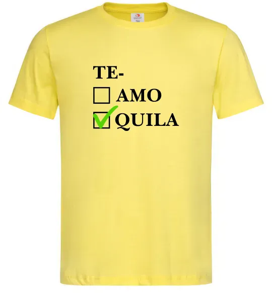 Чоловіча футболка Te-quila Лимонний фото