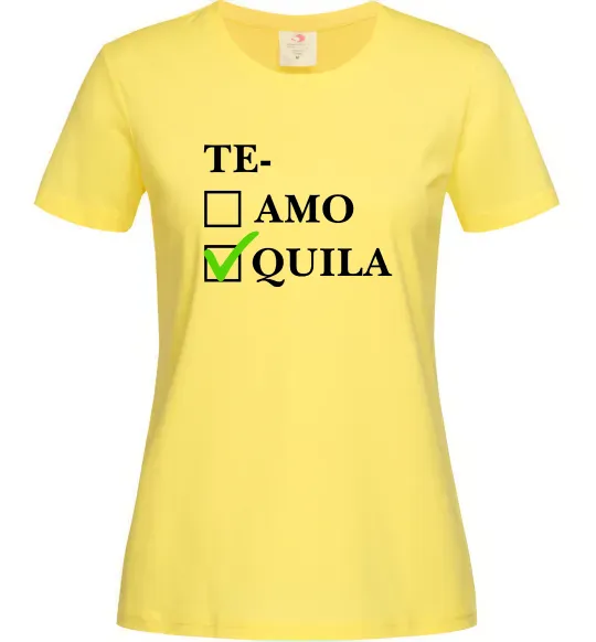 Жіноча футболка Te-quila Лимонний фото