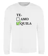 Свитшот Te-quila Белый Свитшот Te-quila Белый фото