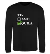 Свитшот Te-quila Черный фото