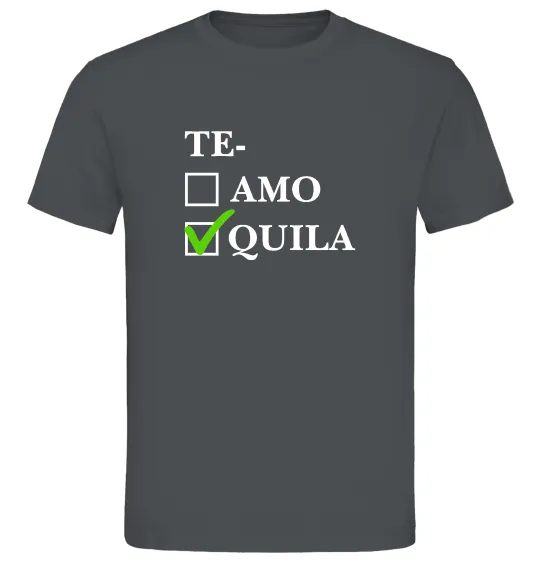 Чоловіча футболка Te-quila Графіт фото