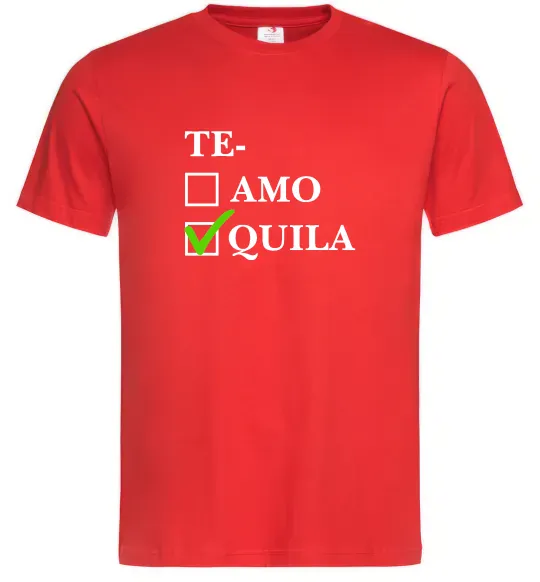 Чоловіча футболка Te-quila Червоний фото