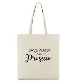 Эко-сумка Save water, drink prosecco Эко-сумка Save water, drink prosecco