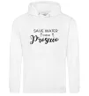 Мужская толстовка (худи) Save water, drink prosecco Белый фото