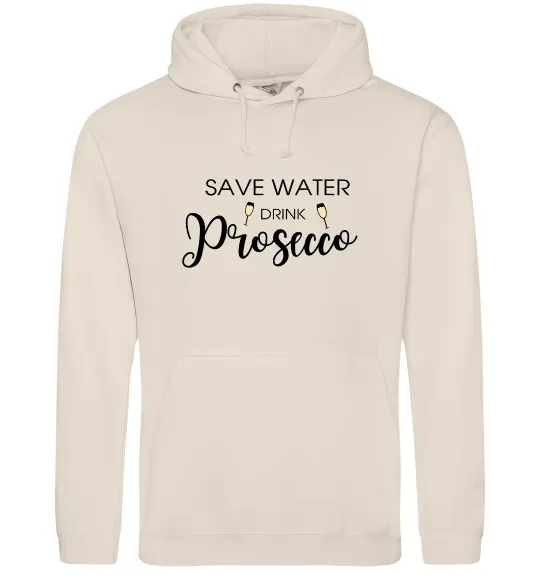 Чоловіча толстовка (худі) Save water, drink prosecco Таш фото