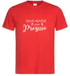 Чоловіча футболка Save water, drink prosecco Червоний Чоловіча футболка Save water, drink prosecco Червоний фото
