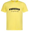 Чоловіча футболка Prosseco is my therapy Лимонний Чоловіча футболка Prosseco is my therapy Лимонний фото