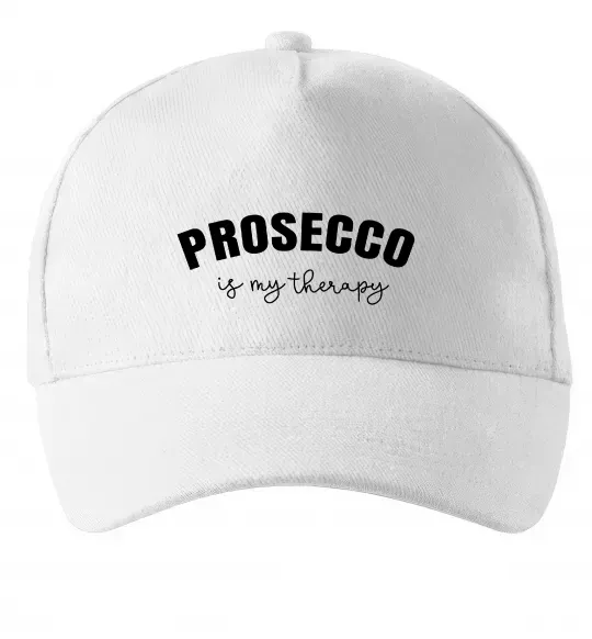 Кепка Prosseco is my therapy Білий фото