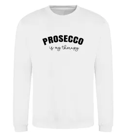 Свитшот Prosseco is my therapy Белый фото