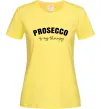 Жіноча футболка Prosseco is my therapy Лимонний фото