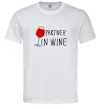 Чоловіча футболка Partner in wine Білий Чоловіча футболка Partner in wine Білий фото