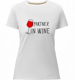 Жіноча преміум футболка Partner in wine