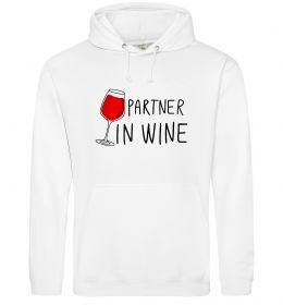 Женская толстовка (худи) Partner in wine