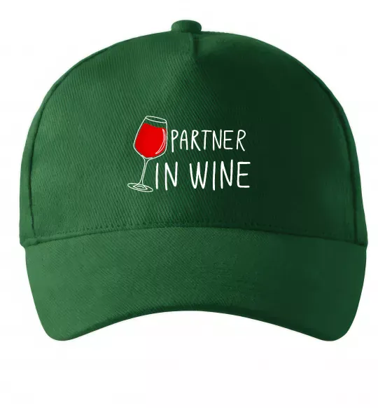 Кепка Partner in wine Темно-зелений фото