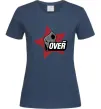 Жіноча футболка oveR Темно-синій фото