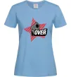 Жіноча футболка oveR Блакитний фото