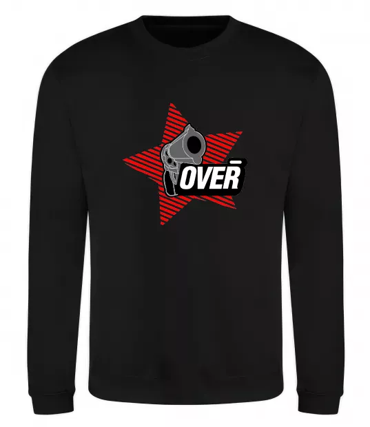 Свитшот oveR Черный фото