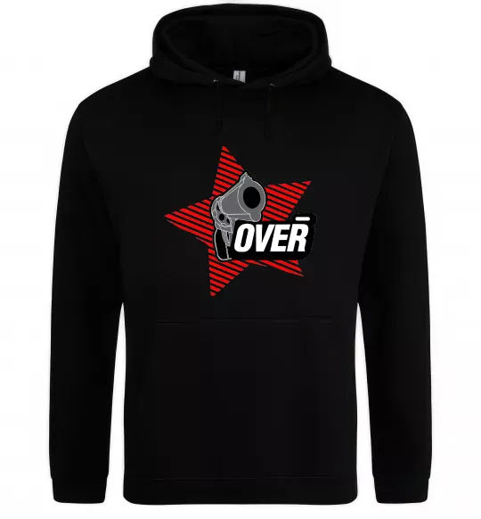 Чоловіча толстовка (худі) oveR Чорний фото