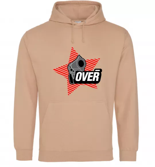 Чоловіча толстовка (худі) oveR Пісочний фото