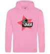 Женская толстовка (худи) oveR Розовый фото