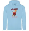 Женская толстовка (худи) The negroni Голубой фото