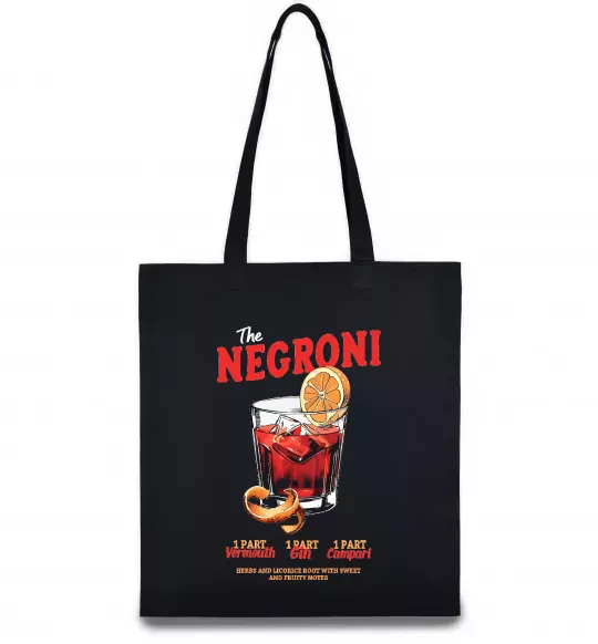 Еко-сумка The negroni Чорний фото