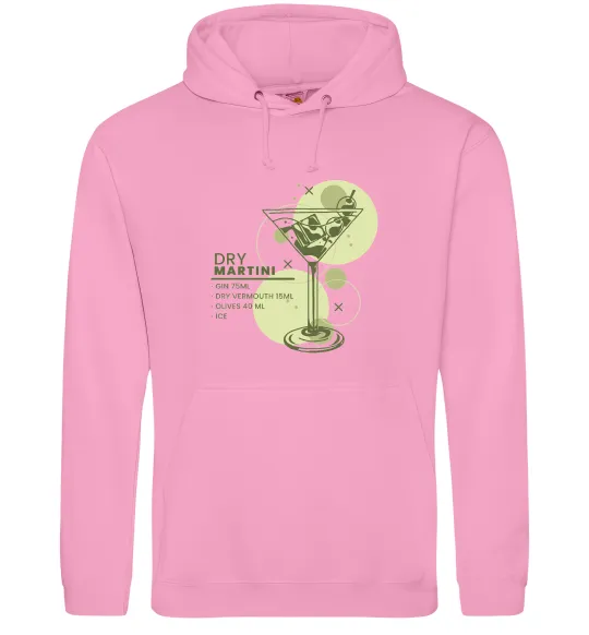 Чоловіча толстовка (худі) Martini dry Рожевий фото