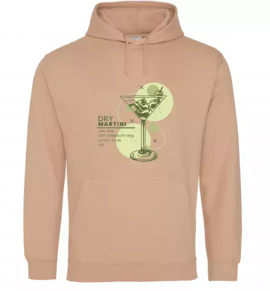 Жіноча толстовка (худі) Martini dry Пісочний фото