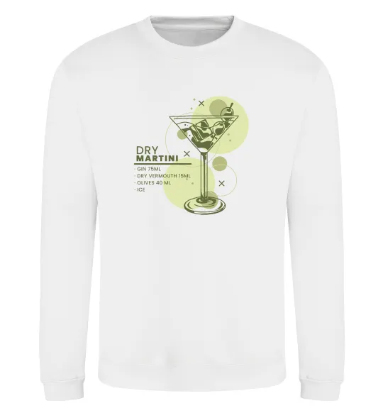 Свитшот Martini dry Белый фото