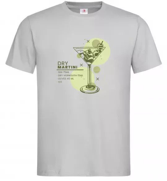 Чоловіча футболка Martini dry Сірий фото