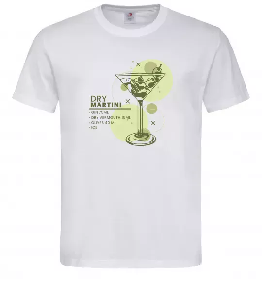Чоловіча футболка Martini dry Білий фото
