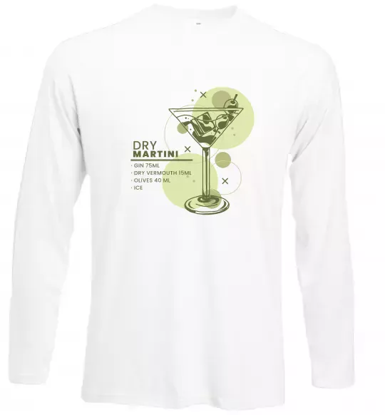 Лонгслів Martini dry Білий фото