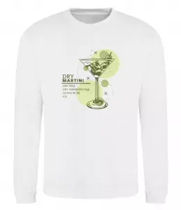 Свитшот Martini dry Белый фото