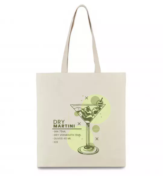 Еко-сумка Martini dry Бежевий фото