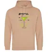 Мужская толстовка (худи) Margarita коктейль Песочный фото