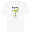 Футболка Оверсайз Margarita коктейль Білий фото