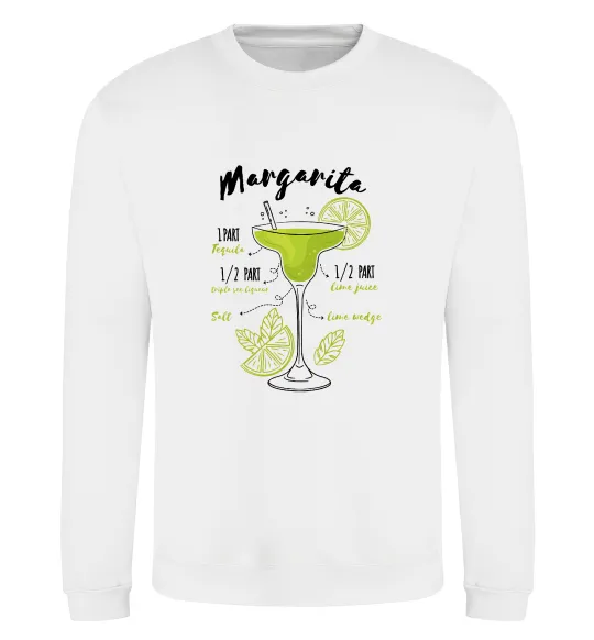 Свитшот Margarita коктейль Белый фото