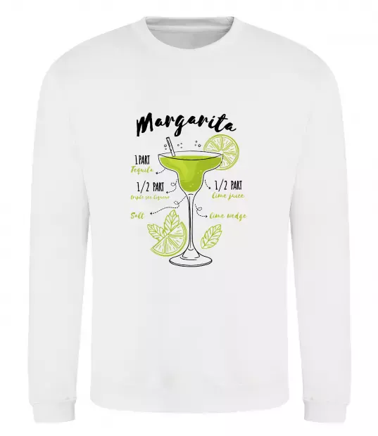 Світшот Margarita коктейль Білий фото