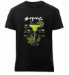 Мужская премиум футболка Margarita коктейль Черный фото