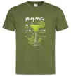 Чоловіча футболка Margarita коктейль Оливковий фото