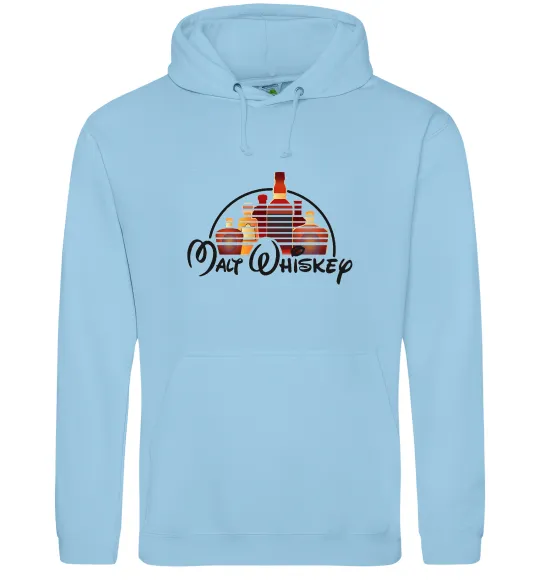Женская толстовка (худи) Malt Whiskey Голубой фото
