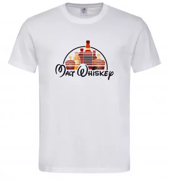 Мужская футболка Malt Whiskey Белый фото