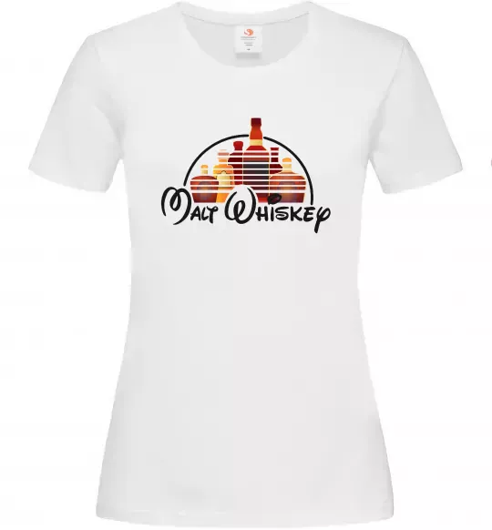 Женская футболка Malt Whiskey Белый фото