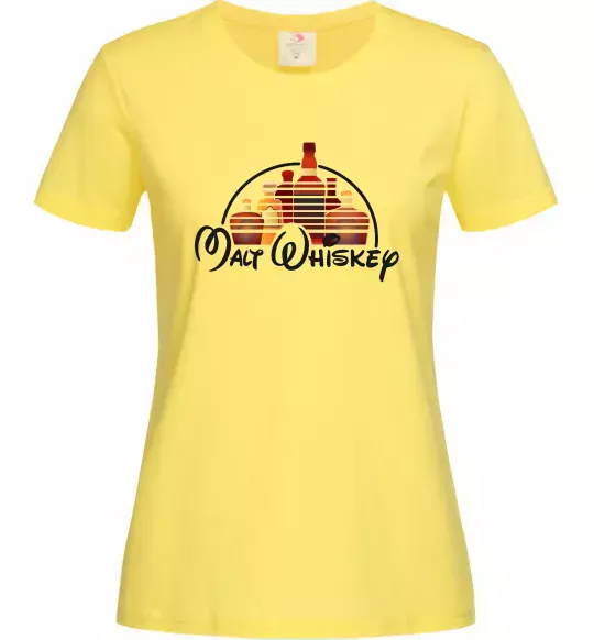 Женская футболка Malt Whiskey Лимонный фото