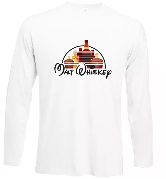 Лонгслів Malt Whiskey Білий фото