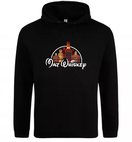 Мужская толстовка (худи) Malt Whiskey Черный фото